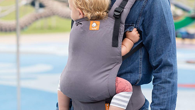 The Tula Free-to-Grow can adjust to hold babies from seven pounds all the way to 45 pounds in the most ergonomic possible position.
